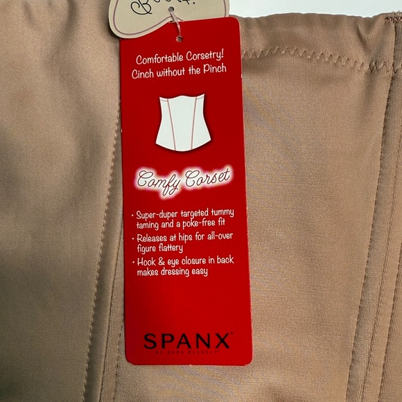 Spanx Boostie-Yay Comfy Corset Shapewear Waist-cinching Tummy Control W2021 Sz L - Picture 3 of 7